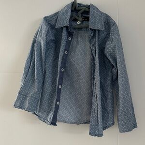 Ben Sherman Navy and White Patterned Shirt